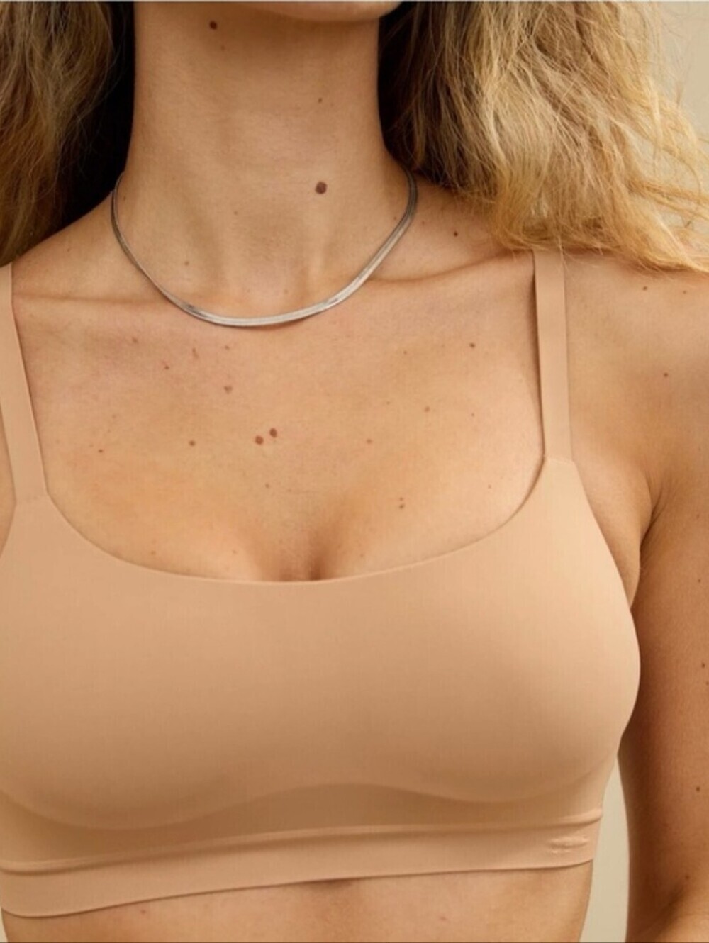 Smoothez By Aerie Cream Seamless Bra XL